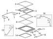 Chevy Sunroof Diagram - 84579245