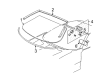 Chevy Camaro Sun Visor Diagram - 10407225