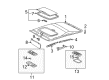 Pontiac Interior Door Handle Diagram - 88970403