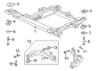 Chevy Impala Limited Crossmember Bushing Diagram - 10306194