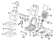 Chevy HHR Seat Cushion Diagram - 25946375