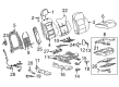 Chevy Bolt EUV Seat Covers Diagram - 42789695
