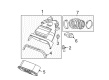 Chevy Corvette Air Filter Box Diagram - 25828558