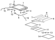 Saturn Sunroof Diagram - 15243705