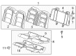 Chevy Camaro Seat Covers Diagram - 84088004