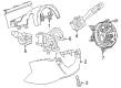 Chevy Equinox Steering Column Cover Diagram - 26371227