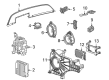 Cadillac ESCALADE IQ Car Speakers Diagram - 84780506