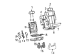 Chevy Trailblazer EXT Seat Covers Diagram - 88983578