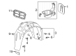 Cadillac Fuel Door Diagram - 84181511