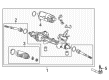 Chevy Volt Steering Gear Box Diagram - 84676204