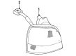 Saturn SW2 Tail Light Diagram - 21095296