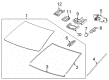 Cadillac Windshield Diagram - 23201239