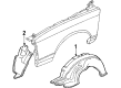 Chevy Monte Carlo Wheelhouse Diagram - 14085660