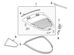 Pontiac Liftgate Lift Support Diagram - 20764869