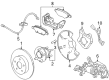 Chevy Cruze Backing Plate Diagram - 13408177