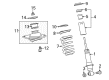 Chevy Camaro Strut Mounts Diagram - 22922445