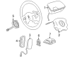 Pontiac Aztek Air Bag Control Module Diagram - 12229010