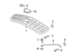 Cadillac Seville Grille Diagram - 25653109
