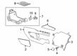 Cadillac XT6 Center Console Base Diagram - 84818293