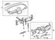 Chevy Spark Dash Panel Vent Portion Covers Diagram - 42450355