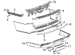 Chevy Tahoe Bumper Cover Diagram - 87814042