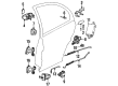 Saturn SW1 Interior Door Handle Diagram - 21098513