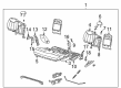 Chevy C2500 Seat Covers Diagram - 12476726