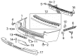 Chevy Tahoe Bumper Cover Diagram - 84560935