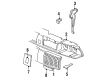 Oldsmobile 98 Grille Diagram - 22524009