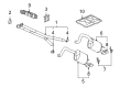 Cadillac Exhaust Pipe Diagram - 10343506