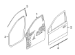 Saturn Astra Weather Strip Diagram - 13306564