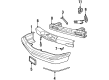Buick Skylark Bumper Cover Diagram - 22588754