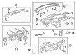 Buick Dash Panel Vent Portion Covers Diagram - 22953927