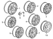 GMC Sierra 1500 Limited Spare Wheel Diagram - 23376219