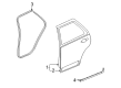 Cadillac SRX Door Seal Diagram - 19169085
