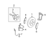 Saturn Brake Pads Diagram - 22688646
