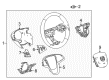 Cadillac ATS Steering Wheel Diagram - 84012909
