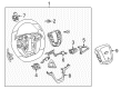 Chevy SS Steering Wheel Diagram - 92276592
