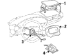 Chevy Malibu Air Bag Control Module Diagram - 16249694