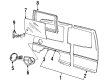 Oldsmobile Silhouette Door Moldings Diagram - 10187541