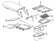 Chevy Blazer EV Cup Holder Diagram - 26359400