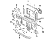 Chevy Lumina APV A/C Condenser Fan Diagram - 22098786