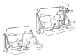 Chevy C2500 Seat Belt Diagram - 12377465