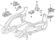 Chevy Cruze Limited Motor And Transmission Mount Diagram - 13377274