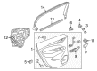 Buick Regal TourX Door Moldings Diagram - 13463902