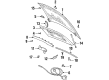Oldsmobile Aurora Hood Diagram - 25752374