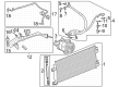Chevy Colorado A/C Condenser Diagram - 86535151