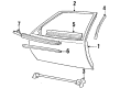 Chevy Lumina Door Moldings Diagram - 10176709