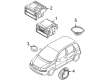 Chevy Car Speakers Diagram - 96540725