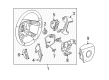 Chevy Suburban 1500 Steering Wheel Diagram - 15917947
